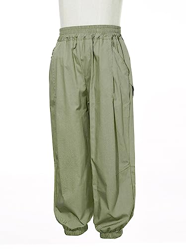 Boys Classic Cargo Pants Elastic Waist Stretchy Casual Trousers Active Street Dance Pants Activewear4