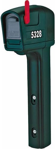 Step2 532800 Mail Master Trim line Heavy Duty Standard Mailbox 22-1/4 in W X 9-1/4 in D X 50-1/2 in H, Poly, Green