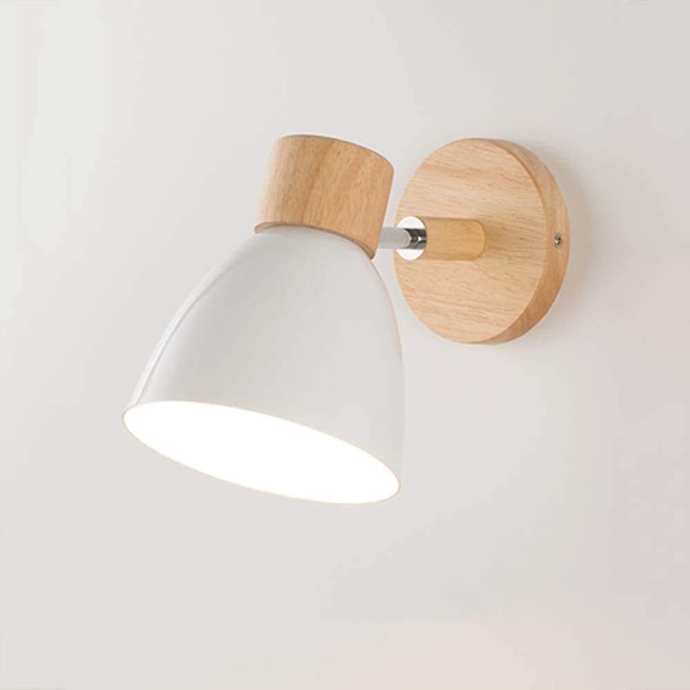 Aplique de pared de metal contra falta de espacio en mesita de noche moderna