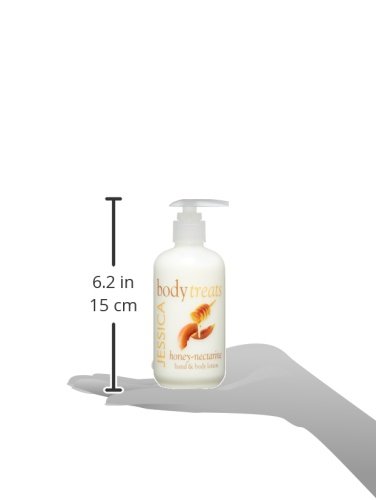 JESSICA Body Treats Hand and Body Lotion, Honey Nectarine, 245 ml, 245 ml (Pack of 1) - Image 3