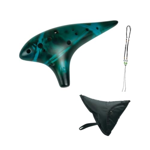 Garende 12 Hole Ocarinas Musical Instrument Ocarina Instrument Pure Tone for Adults Boys, Blue