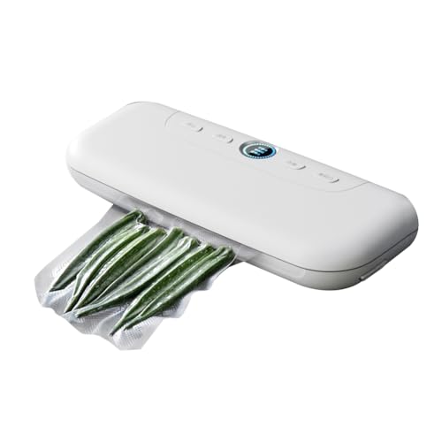 Juqoyue Máquina Selladora Al Vacío para Alimentos Frescos, Máquina Selladora Al Vacío para Uso Doméstico, Máquina Selladora Al Vacío para Alimentos Pequeños, Color, Enchufe Europeo