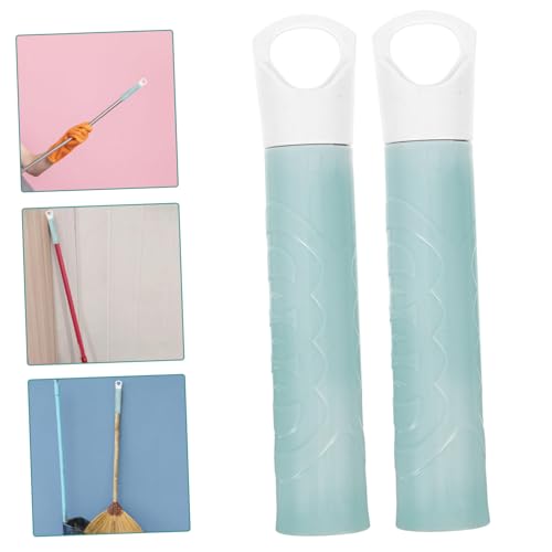 Alipis 2 Unidades Varredura de acessórios de vassoura cabo de vassoura de chão tampa final do cabo d