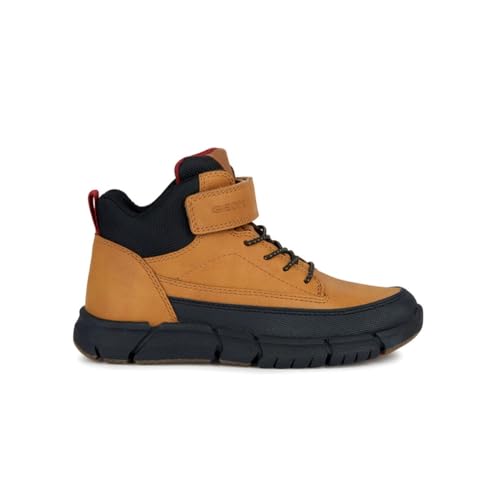 Geox Botines J Flexyper Boy's Boy, Amarilla Dk, 1 UK