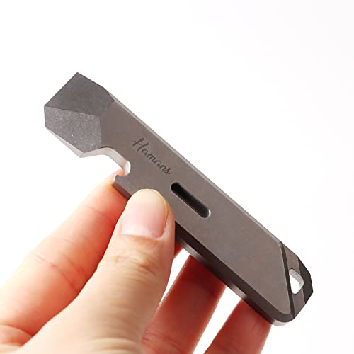 Hamans Titanium Edc Pry Bar With Bottle Opener Function Portable Multi Tool #TOP3