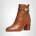 Michael Kors Women's Farrah Bootie, Luggage, 9.5