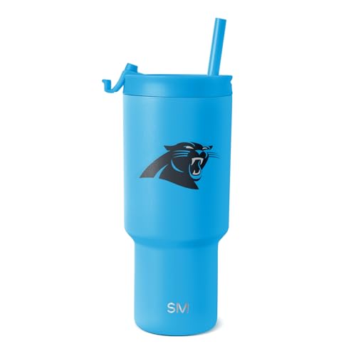 Image of Simple Modern Officially Licensed NFL 30oz Tumbler with Flip Lid and Straws | Football Insulated Stainless Steel Cup | Gifts for Men Women | Trek Collection