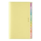 2193 ペイジェムウィークリーコンパクト-i方眼メモ日曜(ライムグリーン)