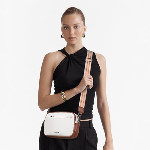 Image of Bluome Small Crossbody Purse for Women, Multi Pocket Travel Purses Crossbody Bag Shoulder Handbags with Adjustable Strap