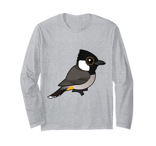 White-Eared Bulbul Cute Bird Long Sleeve T-Shirt