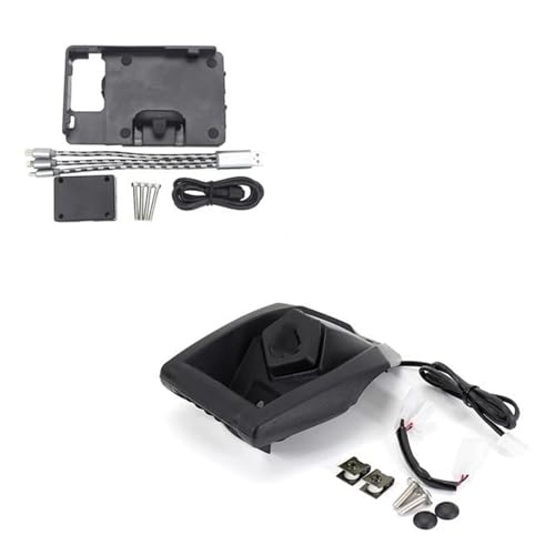 Support téléphone moto Xmax anti vibration avec port de chargement USB