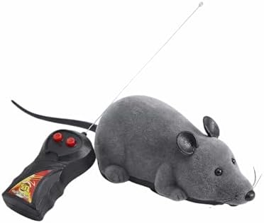 Rato de controle remoto eletrônico, brinquedo de mouse de simulaç...