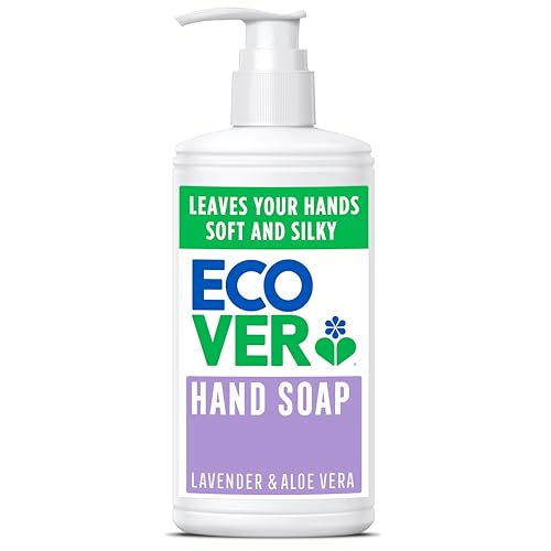 Ecover Hand Wash Hand Soap Gentle Hand Cleansing Fresh Lavender & Aloe Scent Pack of 1 1 x 250ml