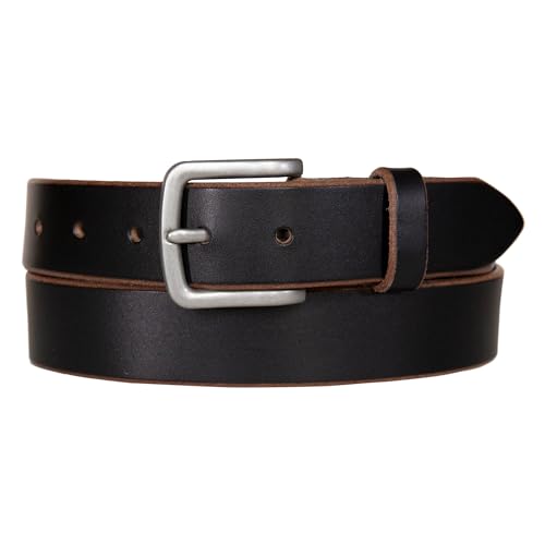 Lucky Brand Men's Casual and Dress Leather Belts with Metal Buckle