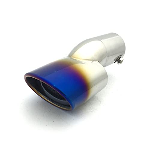 Stainless Steel Rear Exhaust Muffler End Tail Pipe Outlet Tips Fit For Civic 10th Gen 2016 2017 Blac