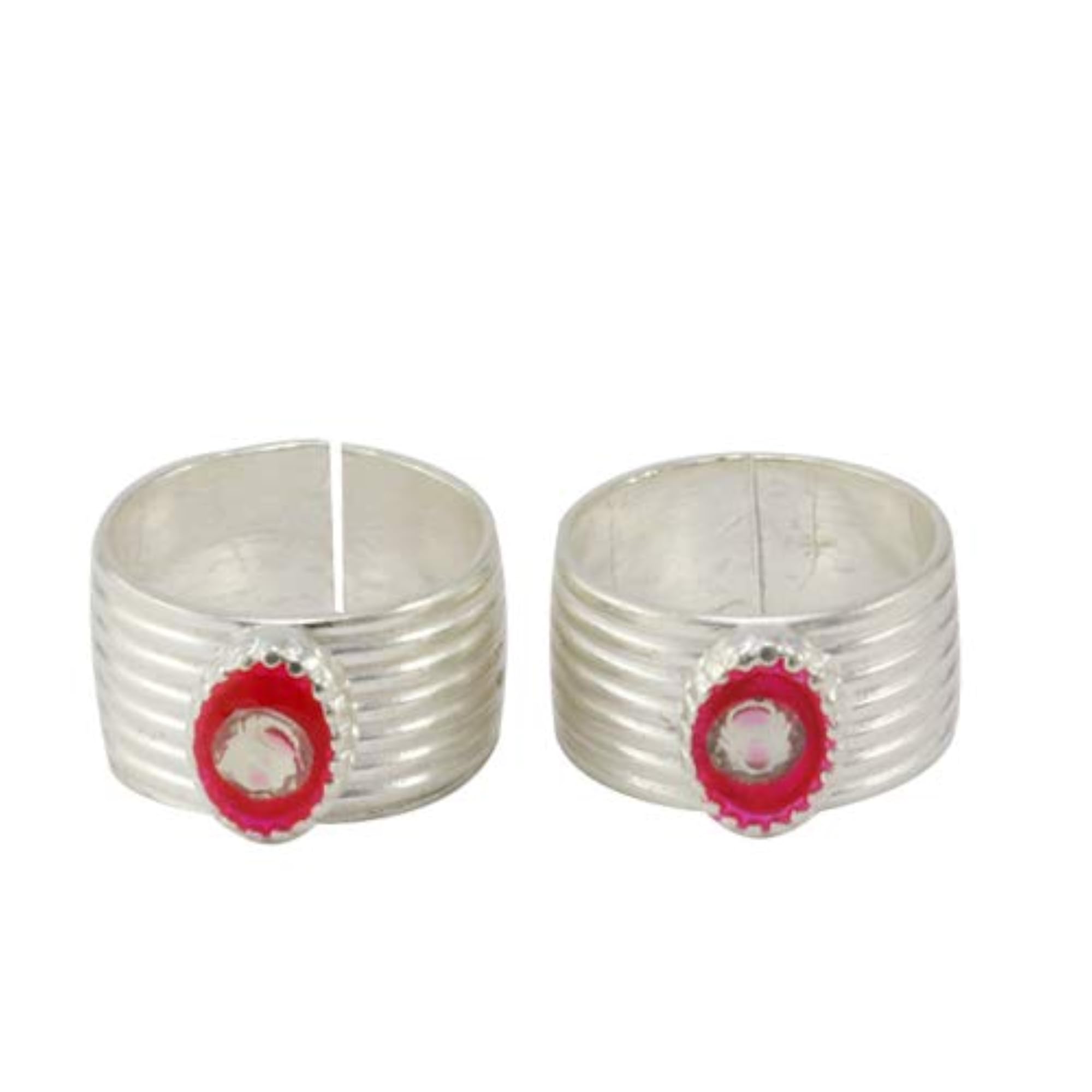 Sterling Silver Velli Metti Toe Rings, Gift for Her