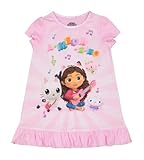 DreamWorks Gabby's Dollhouse Girls' Nightgown, A-MEOW-ZING, 2T