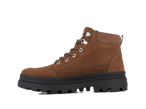 Bottines Pallatrooper motardes en cuir - vue 6