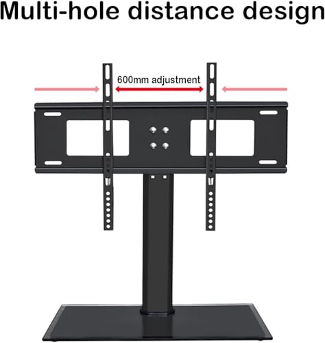 Support TV universel de bureau hauteur réglable pour écran plat 32-55 pouces