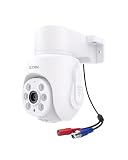 ZOSI 1080P Pan Tilt HD TVI Security Camera, 360° View Outdoor Wired Cam