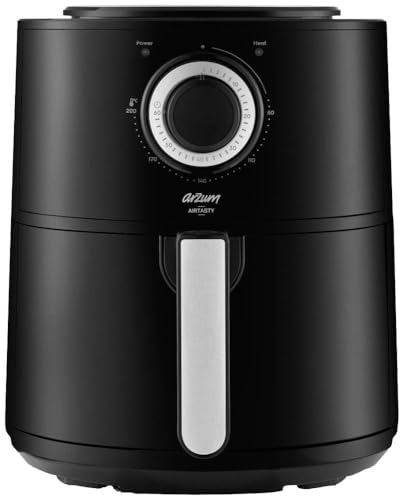 Arzum AR2062-G Airtasty Air Fryer with 4 L capacity, no oil, healthy fry, time and temperature setting, easy clean detachable basket