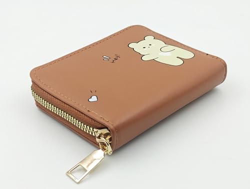 Image of Valerie Women Small Wallets for Girls Credit Card Holder Coin Purse Zipper Small Secure Card Case Cute Wallet Mini for Women