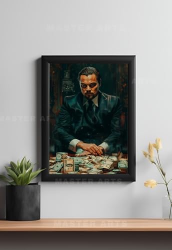 Master Flame Movie Themed Aesthetic Wall Art Poster for Living Room, Home & Wall Decor - Poster without frame | Anime Batman Leanardo Dicaprio Joker Godfather Superman (A3 UNFRAMED, MOVIES-5)