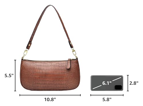Image of Small Tote Shoulder Bags Purses for Women Retro Classic Crossbody Bags Cute Clutch Purse and Handbag