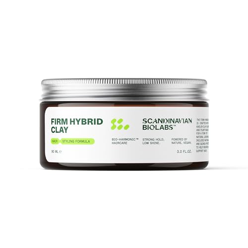 Argile coiffante volume finis les cheveux plats avec Scandinavian Biolabs tenue forte 90ml