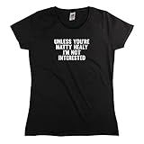 Outsdr Women's Unless You're Matty Healy I'm Not Interested T-Shirt - Black - Small