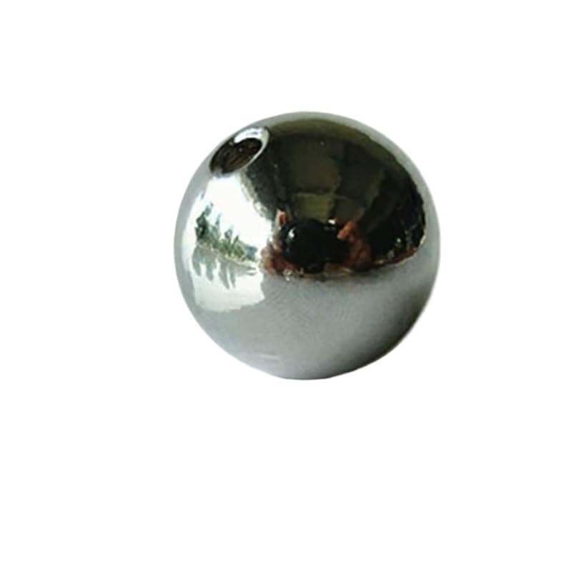 Boule en acier inoxydable massif M4 filetée 16mm avec finition lisse haut de gamme