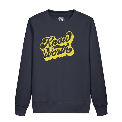 Sweatshirt enfant know your worth pour booster la confiance en soi