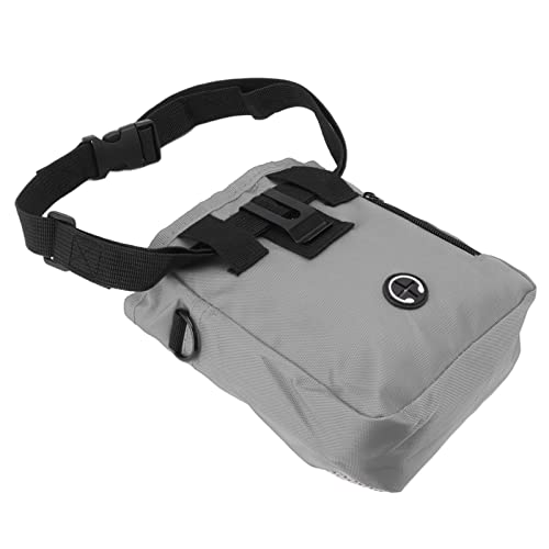 GLOGLOW Saco de treinamento de cães, clipe de cinto de metal resistente de grande capacidade, bolsa