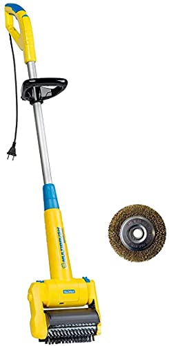 CONTENUTO DELLA CONFEZIONE: 1 spazzola elettrica MultiBrush speedcontrol; 1 rullo in nylon SOFT per superfici in pietra, 1 spazzola in filo d’acciaio rivestita in ottone per la pulizia di fughe