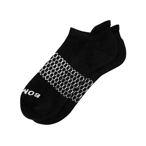 Image of BOMBAS Women's Solids Black /White /Gray Ankle Large Socks, 6 Pairs Socks, Size 8-13