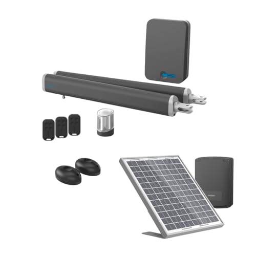 Avidsen - Motorisation Solaire pour Portail à battants - Moteur à vérins - Teha SE