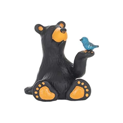 DEMDACO Minnie Bear With Bird Mini Midnight Black Collectible Figurine Cover