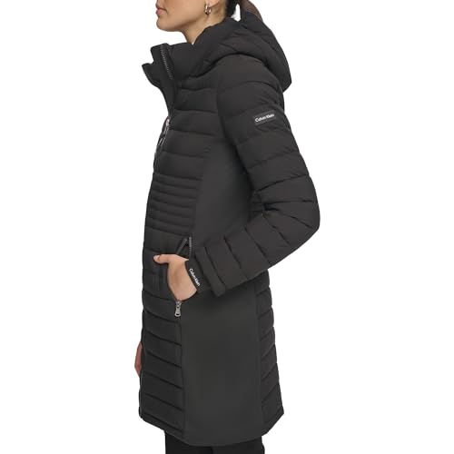 Calvin Klein Women's Long Light-Weight Puffer Jacket3
