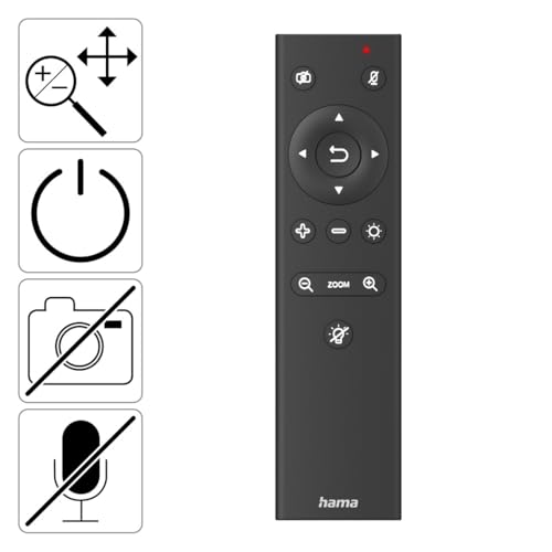Webcam PC QHD 2K Hama C-850 Pro avec micro intégré et cache objectif noir