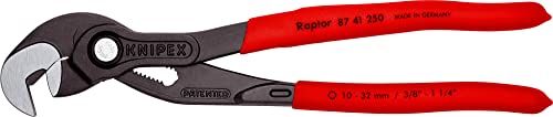 Knipex Clé ajustable grise atramentisée, gainées en plastique antidérapant 250 mm (carte LS/blister) 87 41 250 SB Cover