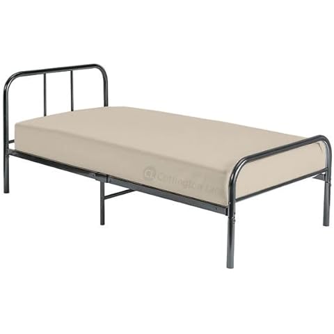 Cot Fitted Sheet 33 x 75-100% Egyptian Cotton - 1 PC Cot Size Bottom Sheet Only(Beige) Cover