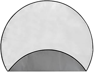 FiNeWaY Round 38 Fire Pit Deck Protector Outdoor Under Fireproof BBQ Grill Floor Protective Firepit Mat  Fire Resistant Heat Deflector Rug to Protect Deck Defender Patio Chiminea Grass