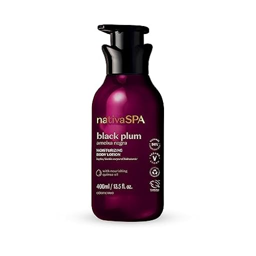 O Boticário Nativa SPA Ciruela Negra, Crema Hidratante Corporal, Perfumada Loción Para El Cuerpo con Gotas de Quinoa para Más Hidratación 400 ml | Ya disponible en tu tienda friki favorita! En mundofriki.es!