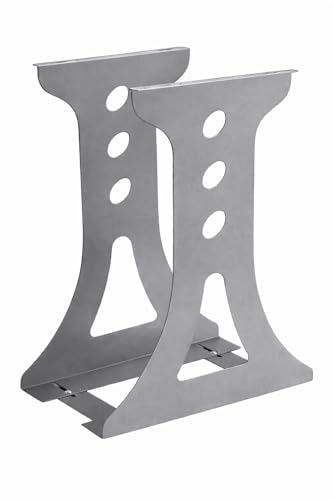 Image of 587839 Classic Computer Tower Stand CPU Holder Under Desk Mount Suspension Chassis Bracket Chassis Support Wall Mount Desktop Host Support Adjustable Wall PC Mount CPU Stand - Grey