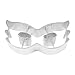 R & M R&M Cookie Cutter, Mardi Gras Mask, 4-Inch, Silver