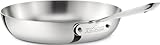 All-Clad 4109 Stainless Steel Tri-Ply Bonded Dishwasher Safe French Skillet Cookware, 9-Inch, Silver