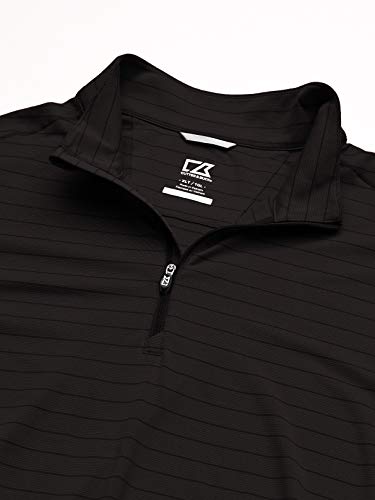 Cutter & Buck Men's Moisture Wicking Drytec UPF Holman Stripe Half Zip Pullover3