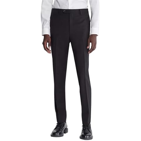Calvin Klein Men's Slim Fit Dress Pants Cover