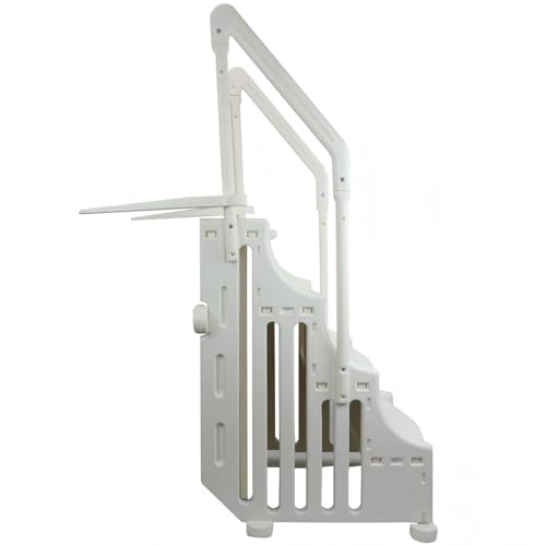 Escalera para piscina con almohadilla compatible Ocean Blue 38 pulgadas miniatura 1