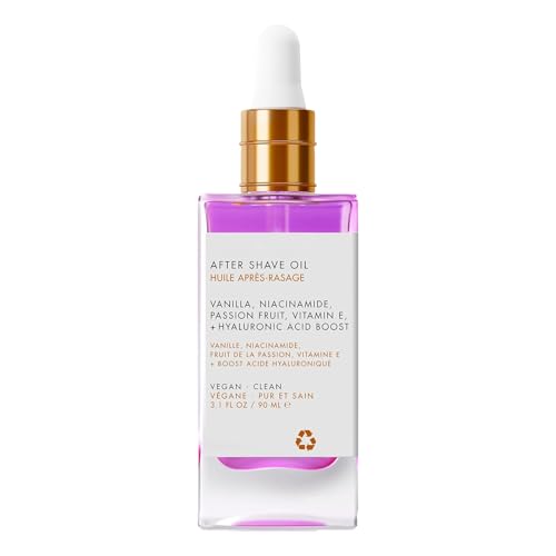 Vanilla de fresa después del aceite de afeitado - 90 ml rápidamente después del afeitado | Tratamiento de relajante Aceite aftershave | después de afeitarse para evitar la sequía encarnada